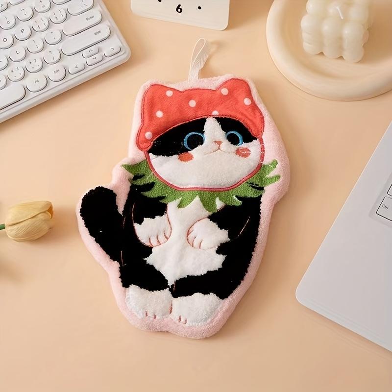 1 шт. Очаровательное кошачье коралловое флисовое полотенце для рук - Супервпитывающее и быстросохнущее, мягкое к коже с петлей, идеально для кухни и ванной комнаты, декор ванной комнаты 1pc
1 шт. Очаровательное кошачье коралловое флисовое полотенце для рук - Супервпитывающее и быстросохнущее, мягкое к коже с петлей, идеально для кухни и ванной комнаты, декор ванной комнаты 1pc