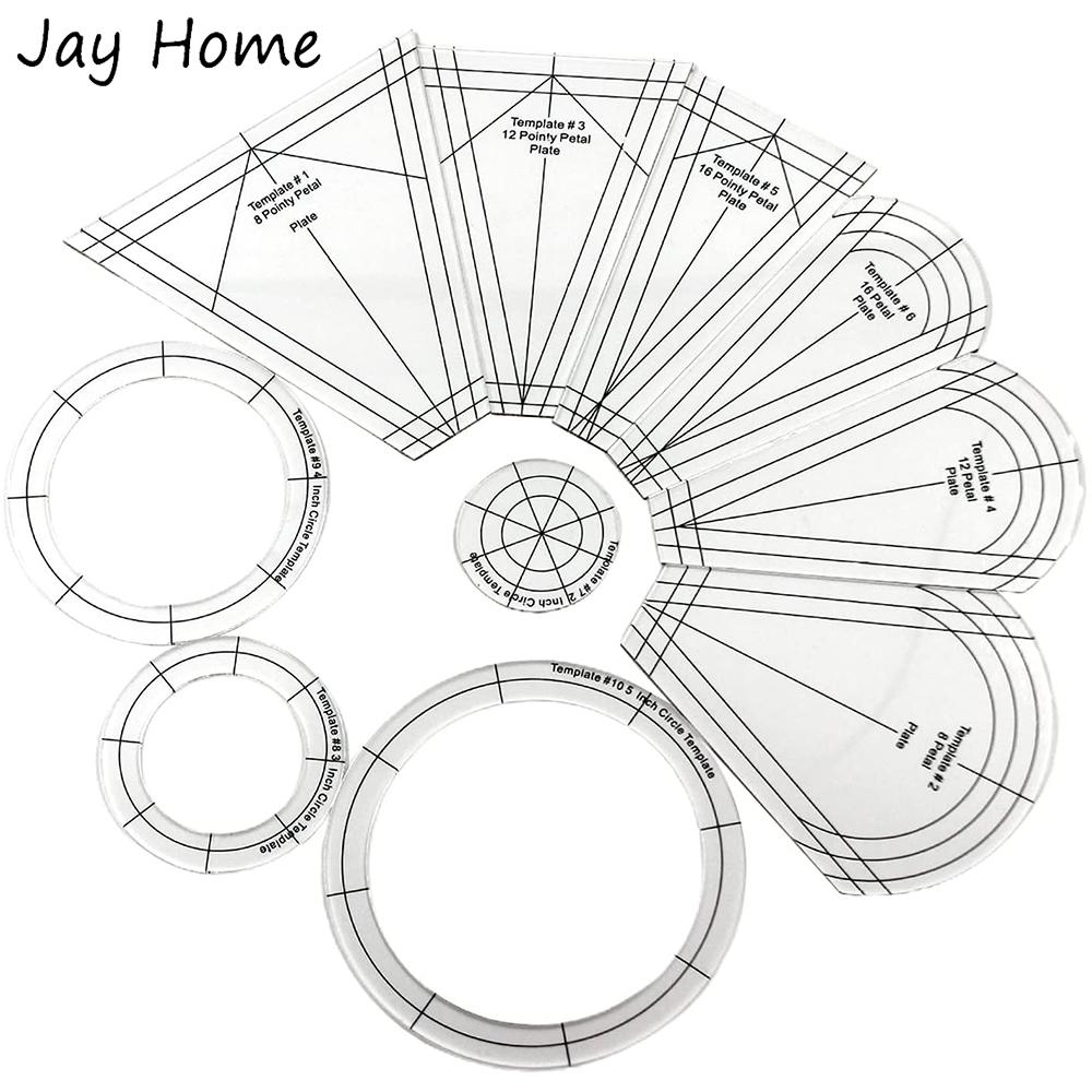 10Pcs Acrylic Template Set Quilting Template Free Motion Sewing Ruler for DIY Crafts Drawing Sewing Cutting Patchwork Ruler Tool прозрачный
10Pcs Acrylic Template Set Quilting Template Free Motion Sewing Ruler for DIY Crafts Drawing Sewing Cutting Patchwork Ruler Tool прозрачный