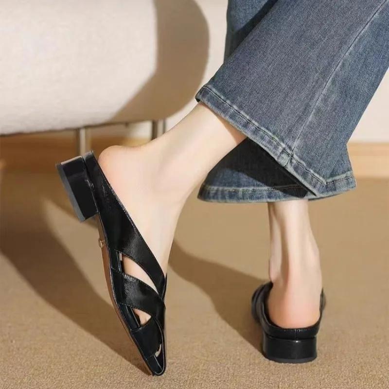 Мода Мода Баотоу Тапочки Лето Новые Квадратный Носок Мелкий Вырез Полые Мягкая Подошва Нескользящие Износостойкие Обувь на Низком Каблуке 40 чёрный
Мода Мода Баотоу Тапочки Лето Новые Квадратный Носок Мелкий Вырез Полые Мягкая Подошва Нескользящие Износостойкие Обувь на Низком Каблуке 40 чёрный