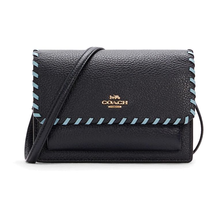 Coach Foldover Series 18 Multifunctional Flap Lock Stitching Refined Pebble Leather Waist Bag Crossbody Bag Small Women Bags Blue Black C4234-IMSQC Basic Set (Bag+Dust Bag)
Coach Foldover Series 18 Multifunctional Flap Lock Stitching Refined Pebble Leather Waist Bag Crossbody Bag Small Women Bags Blue Black C4234-IMSQC Basic Set (Bag+Dust Bag)