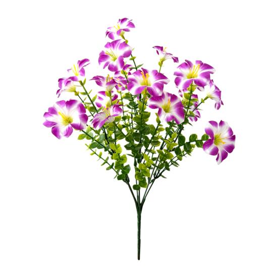 7 Stems Artificial Flower for Outdoors UV Resistant Fake Silk Morning Glory Realistic Faux Plants for Porch Patio Balcony Planter Yard червоний
7 Stems Artificial Flower for Outdoors UV Resistant Fake Silk Morning Glory Realistic Faux Plants for Porch Patio Balcony Planter Yard червоний