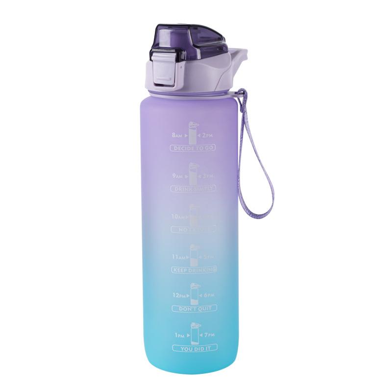 1000ml Stay Hydrated and On Track with Our Gradient Color Sports Water Bottle with Time Marker Perfect for Outdoor Fitness фіолетовий
1000ml Stay Hydrated and On Track with Our Gradient Color Sports Water Bottle with Time Marker Perfect for Outdoor Fitness фіолетовий