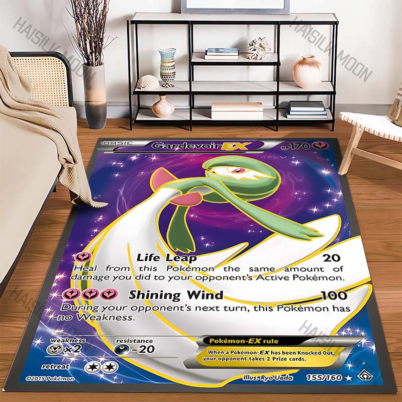 15 SIZES P-Pokemon Mimikyu Gardevoir Cards Print Carpets Bedroom Living Room Sofa Study Rug Children s Room Large Decorative Mat 40x60cm (16x24in)
15 SIZES P-Pokemon Mimikyu Gardevoir Cards Print Carpets Bedroom Living Room Sofa Study Rug Children s Room Large Decorative Mat 40x60cm (16x24in)