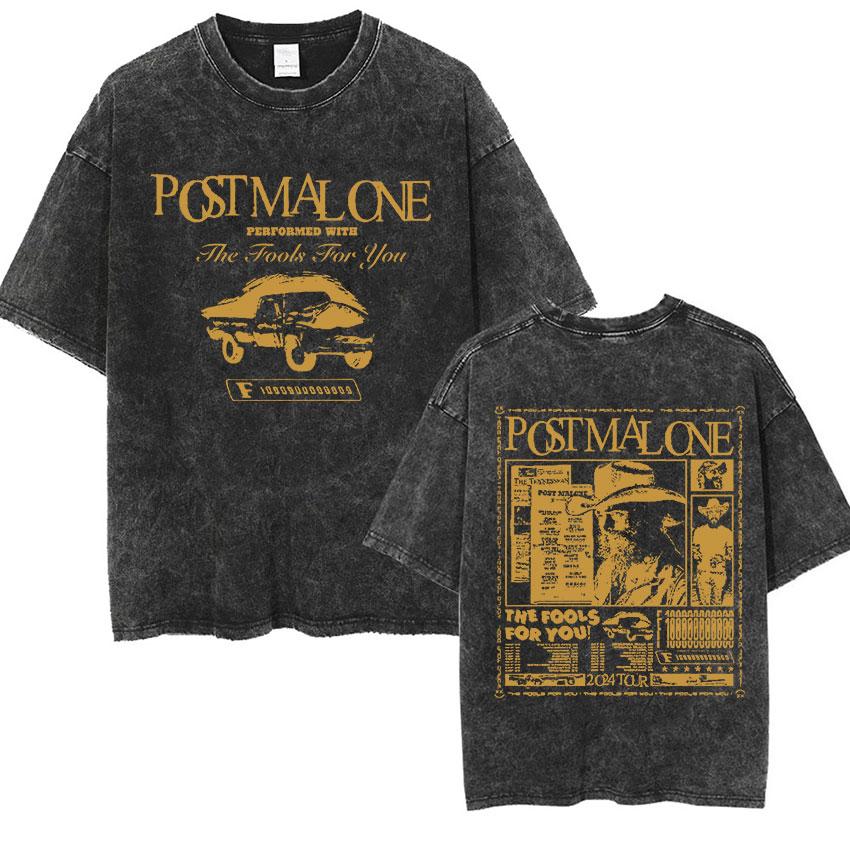 Rapper P-Posts M-Malones Vintage Washed T Shirt Men s Hip Hop Fashion Oversized T-shirts Y2k Unisex Gothic Clothing T-shirt 3XL
Rapper P-Posts M-Malones Vintage Washed T Shirt Men s Hip Hop Fashion Oversized T-shirts Y2k Unisex Gothic Clothing T-shirt 3XL