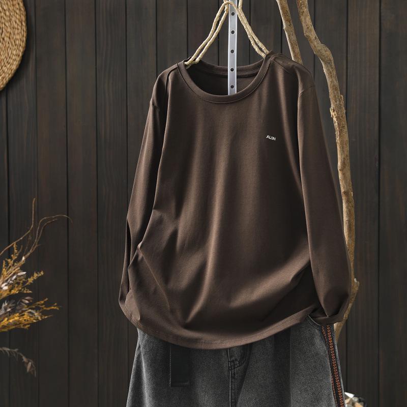 2026 Women s Green Spring T-shirt: Stunning, Skin-Brightening, Loose, Round-Neck, Versatile Long-Sleeve Top. One size (90-125 jin) кавовий
2026 Women s Green Spring T-shirt: Stunning, Skin-Brightening, Loose, Round-Neck, Versatile Long-Sleeve Top. One size (90-125 jin) кавовий