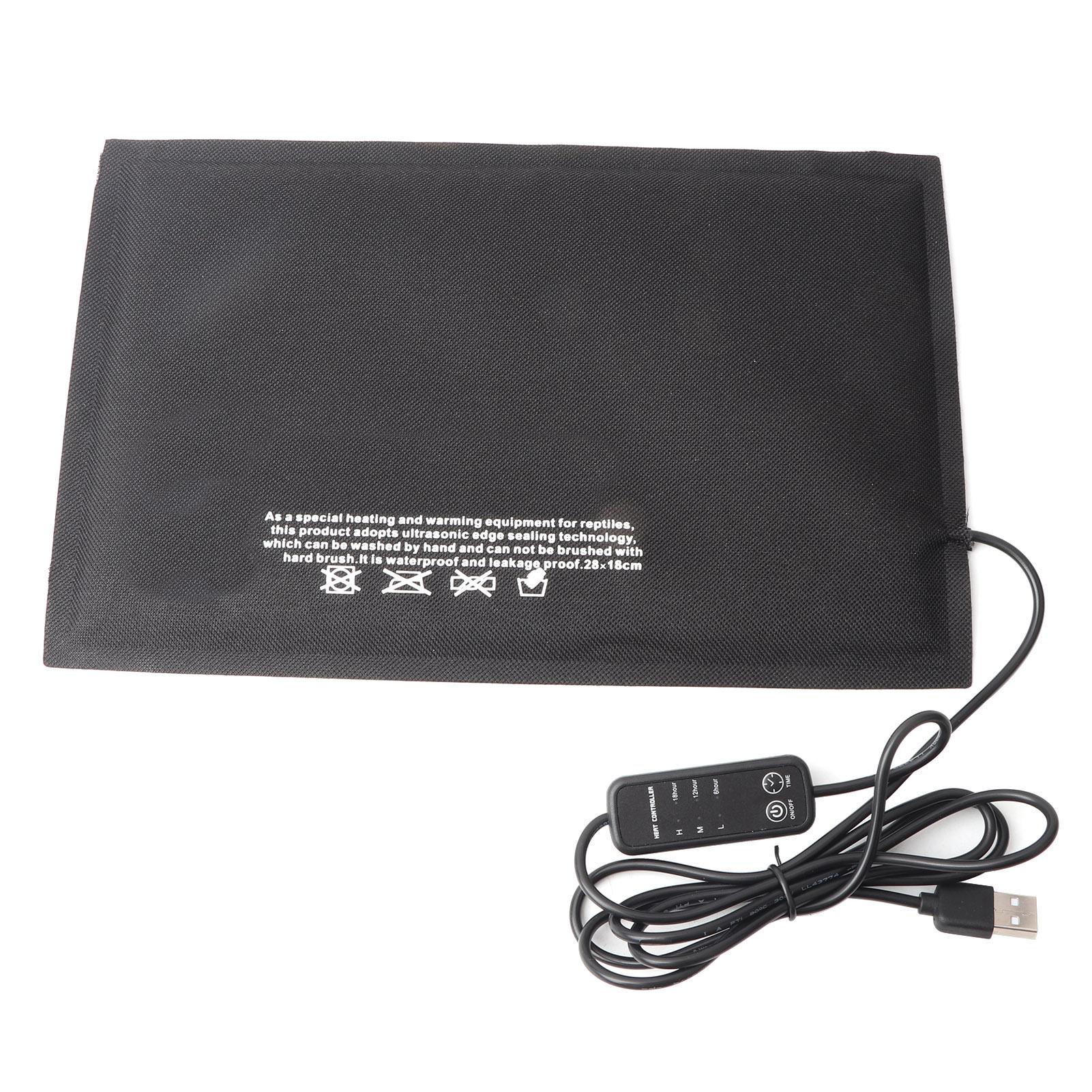 Reptiles Heating Pad Small Animals USB Temperature Control Heating Mat for Turtles LizardL M(315 X 180mm / 12.4 X 7.09in)
Reptiles Heating Pad Small Animals USB Temperature Control Heating Mat for Turtles LizardL M(315 X 180mm / 12.4 X 7.09in)