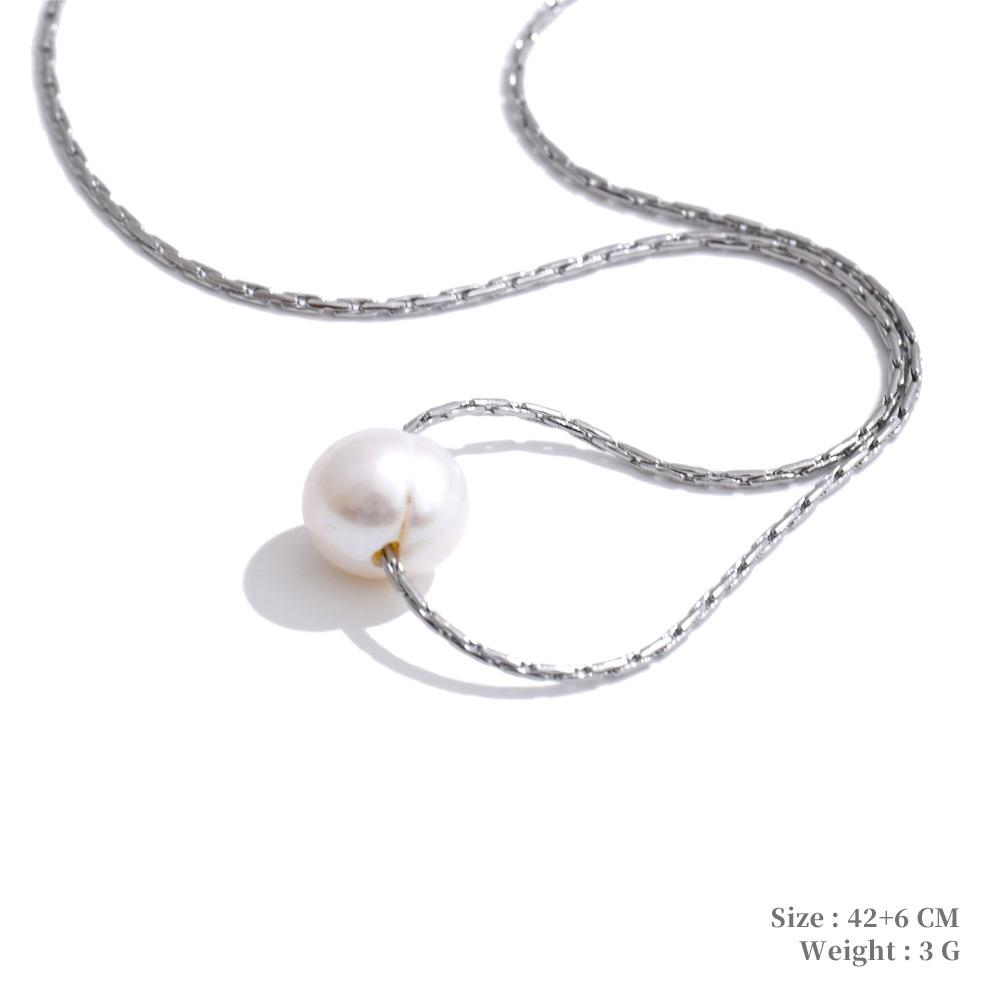 Yhpup 2 Style Daily Basic Natural Freshwater Pearl Round Oval Pendant Necklace Ladies Stainless Steel Chic Jewelry High Quality
Yhpup 2 Style Daily Basic Natural Freshwater Pearl Round Oval Pendant Necklace Ladies Stainless Steel Chic Jewelry High Quality