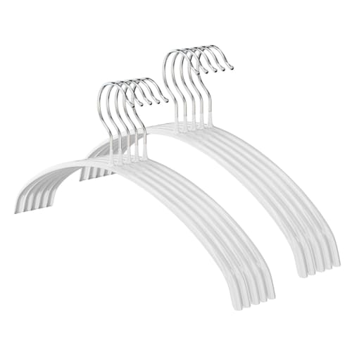 AP LAB Arched, Non-Slip Hangers, Prevents Sagging, Ideal for Laundry and Storage, Stylish and Space-Saving, White, Set of 10
AP LAB Arched, Non-Slip Hangers, Prevents Sagging, Ideal for Laundry and Storage, Stylish and Space-Saving, White, Set of 10