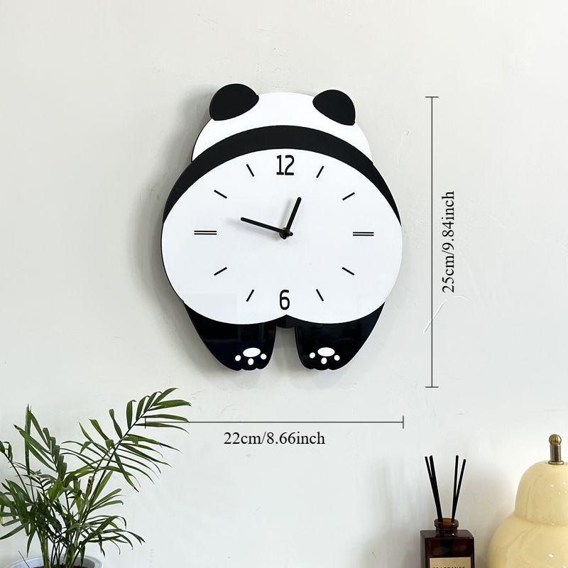 Panda Swing Creative Cartoon Wall Clock, Simple and Modern Living Room, New Home Wall-mounted Clock, Silent Dining Room Clock
Panda Swing Creative Cartoon Wall Clock, Simple and Modern Living Room, New Home Wall-mounted Clock, Silent Dining Room Clock