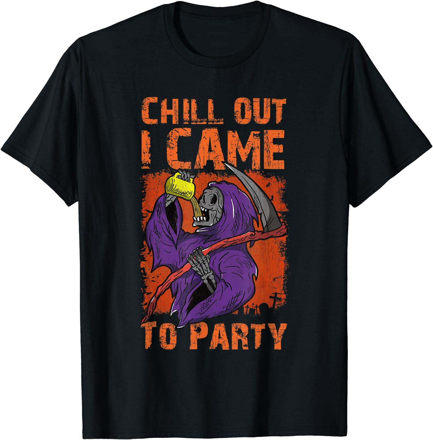 NEW LIMITED Retro Chill Out I Came To Party Grim Reaper Halloween T-Shirt 5XL різнокольоровий
NEW LIMITED Retro Chill Out I Came To Party Grim Reaper Halloween T-Shirt 5XL різнокольоровий