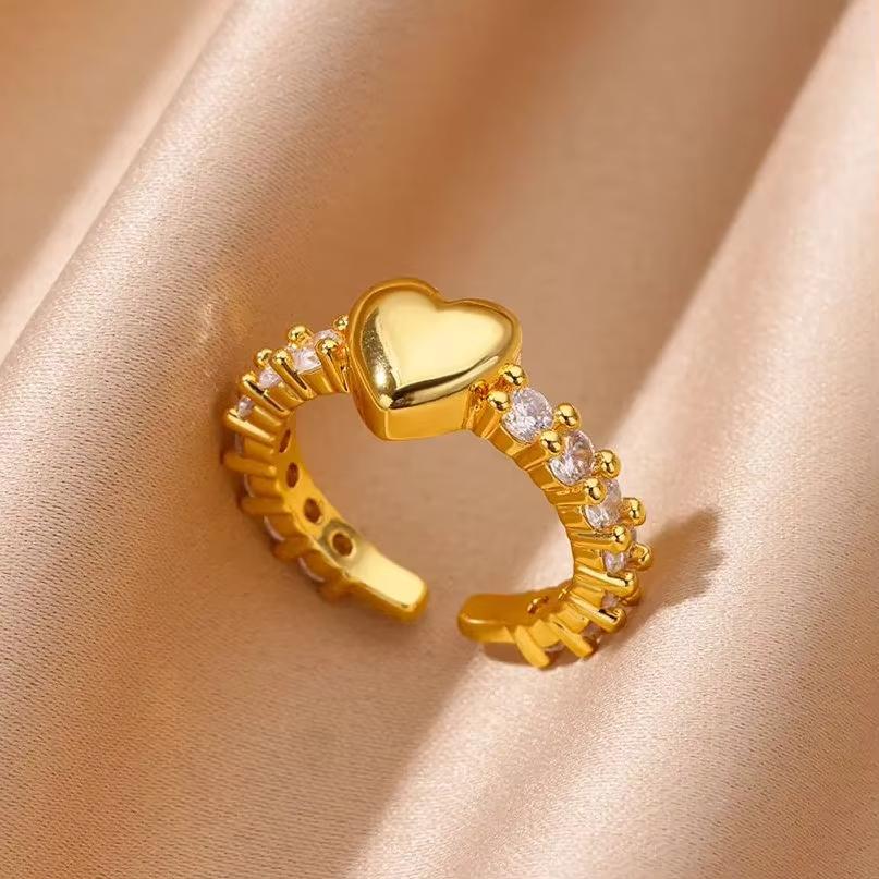 Crystal Flower Ring For Women Stainless Steel Sun Moon Colorful Rhinestone Opening Rings Romantic Elegant Jewelry Festive Gift resizable
Crystal Flower Ring For Women Stainless Steel Sun Moon Colorful Rhinestone Opening Rings Romantic Elegant Jewelry Festive Gift resizable