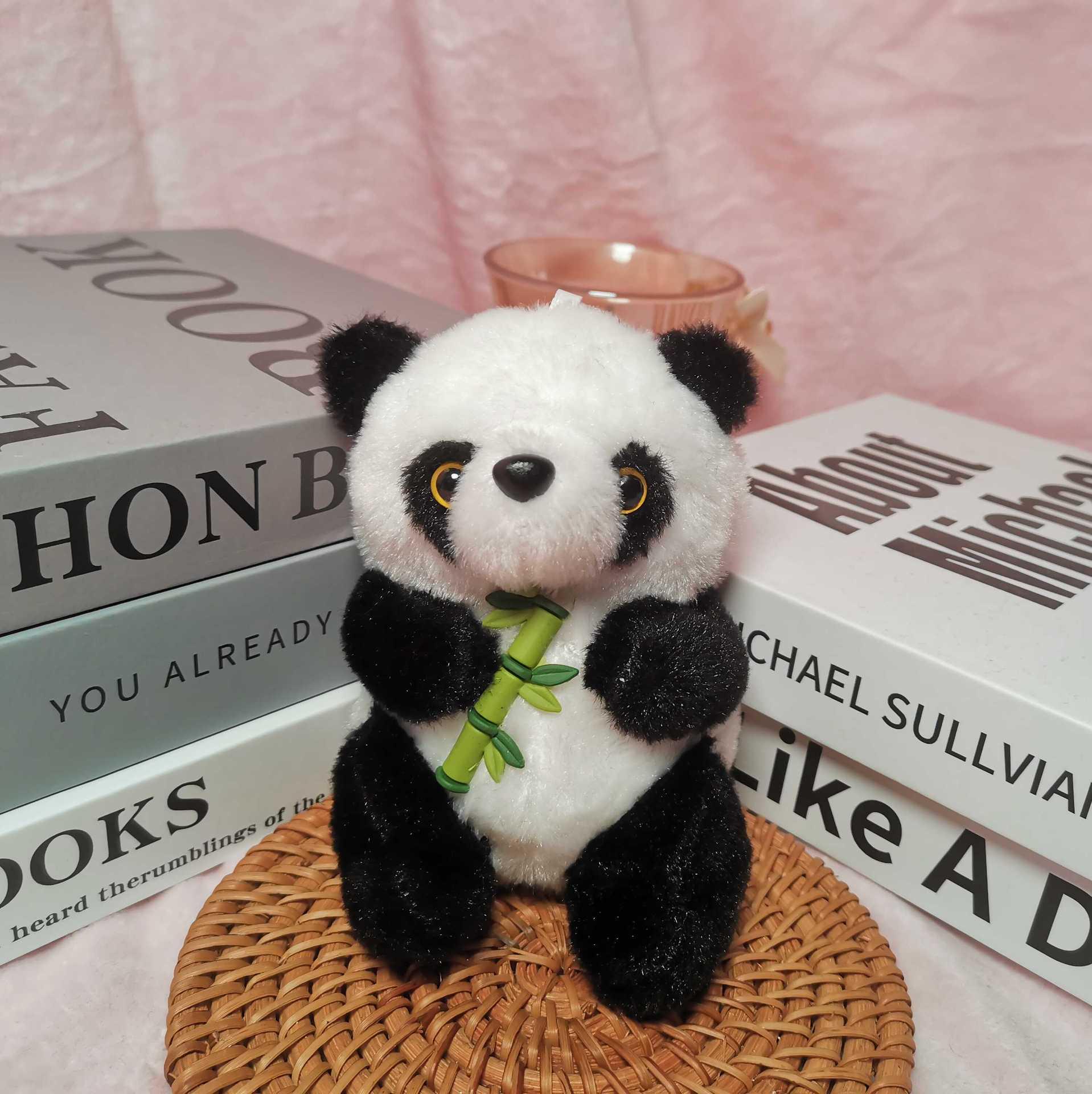 Adorable Panda Bean Bag Plush Keychain with Bamboo - Perfect as a Backpack Charm or Claw Machine Prize. 4-inch
Adorable Panda Bean Bag Plush Keychain with Bamboo - Perfect as a Backpack Charm or Claw Machine Prize. 4-inch