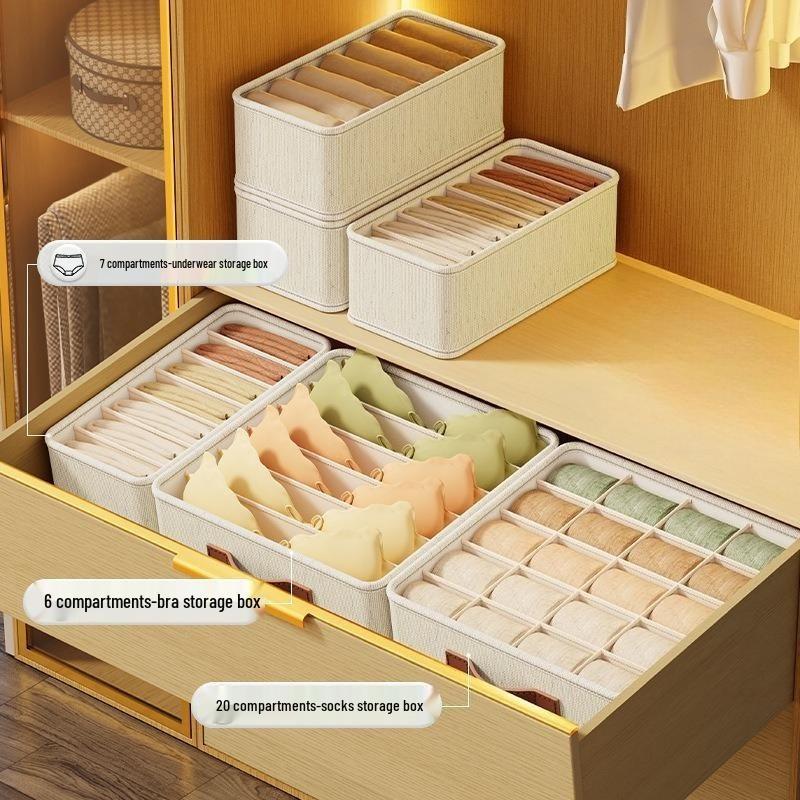 Коробка для зберігання нижньої білизни Tianshan Hemp - багатофункціональний ящик-органайзер для спальні, гуртожитку та домашньої шафи 20-compartment Underpants (32*32*11cm) бежевий
Коробка для зберігання нижньої білизни Tianshan Hemp - багатофункціональний ящик-органайзер для спальні, гуртожитку та домашньої шафи 20-compartment Underpants (32*32*11cm) бежевий
