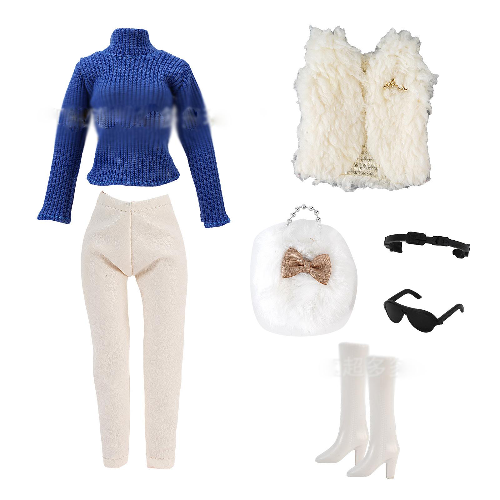 New 30Cm Doll Clothes Winter Series Fashion Sweater Jacket Casual Pants Top Long Boots Outfit Accessories For 1/6 Fr Dolls Toys Doll not included
New 30Cm Doll Clothes Winter Series Fashion Sweater Jacket Casual Pants Top Long Boots Outfit Accessories For 1/6 Fr Dolls Toys Doll not included
