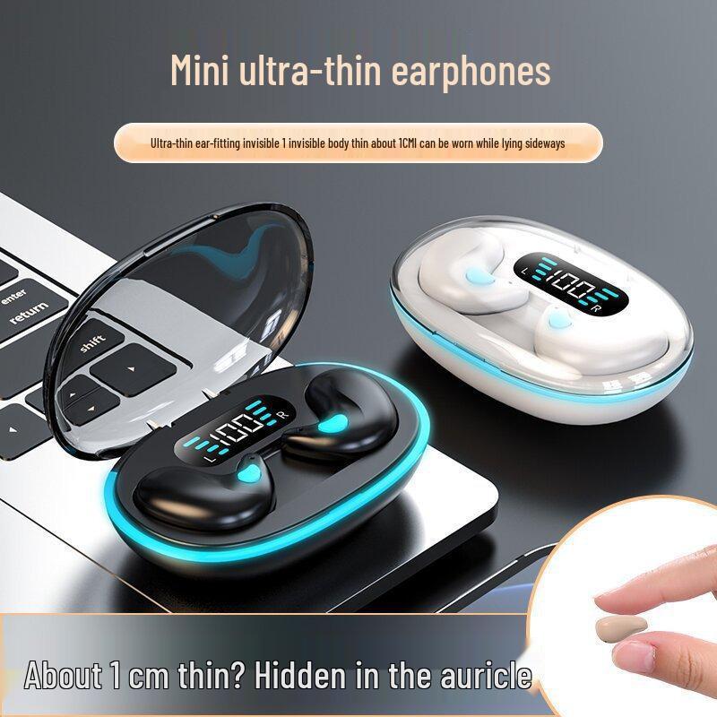 X55 Invisible Sleep Earbuds - Mini Bone Conduction, Noise Cancelling, Digital Display, Ultra-Long Battery Life, Bluetooth Earbuds Skin Color
X55 Invisible Sleep Earbuds - Mini Bone Conduction, Noise Cancelling, Digital Display, Ultra-Long Battery Life, Bluetooth Earbuds Skin Color