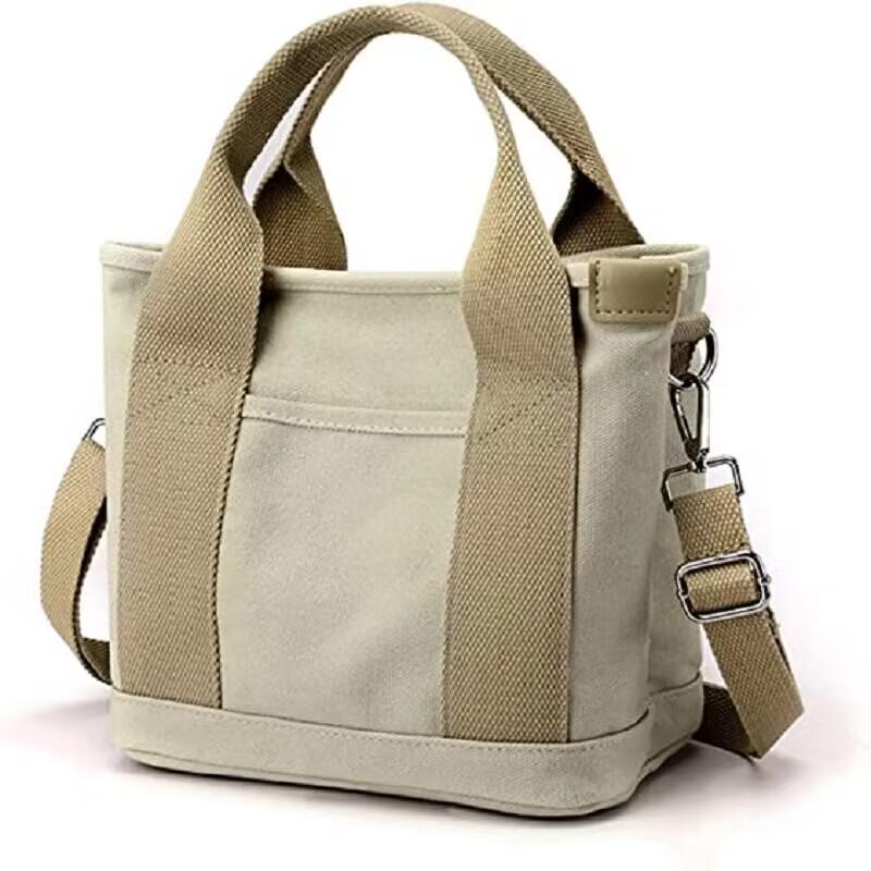 Женская большая холщовая сумка для ланча с многосекционными карманами - Сумка-тоут для офиса или мамы
Женская большая холщовая сумка для ланча с многосекционными карманами - Сумка-тоут для офиса или мамы