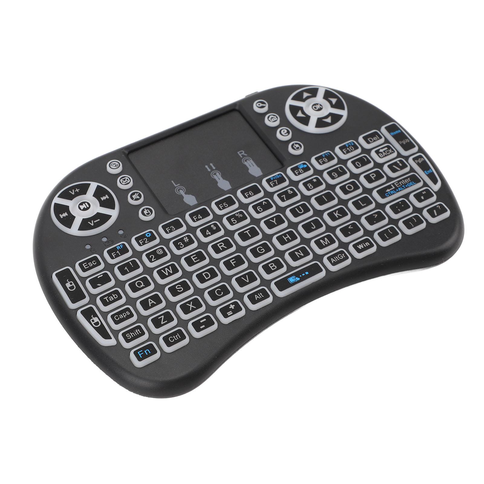 Mini Wireless Keyboard Touchpad Combo 2 Modes Portable Wireless Touch Keyboard Remote Control for TV Computer
Mini Wireless Keyboard Touchpad Combo 2 Modes Portable Wireless Touch Keyboard Remote Control for TV Computer