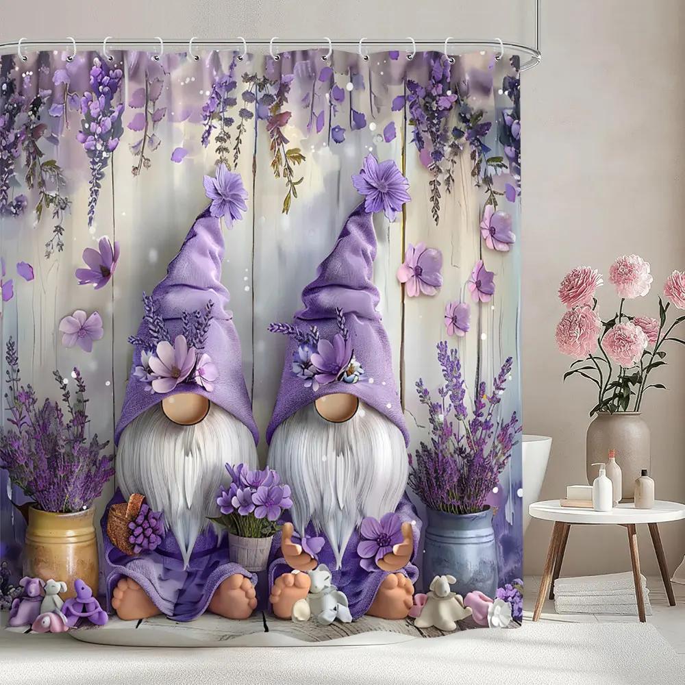 Cartoon Elf Kids Shower Curtain Spring Floral Botanical Lavender Watercolour Art Pattern Polyester Shower Curtain Bathroom Decor 120x180cm-47x70in
Cartoon Elf Kids Shower Curtain Spring Floral Botanical Lavender Watercolour Art Pattern Polyester Shower Curtain Bathroom Decor 120x180cm-47x70in