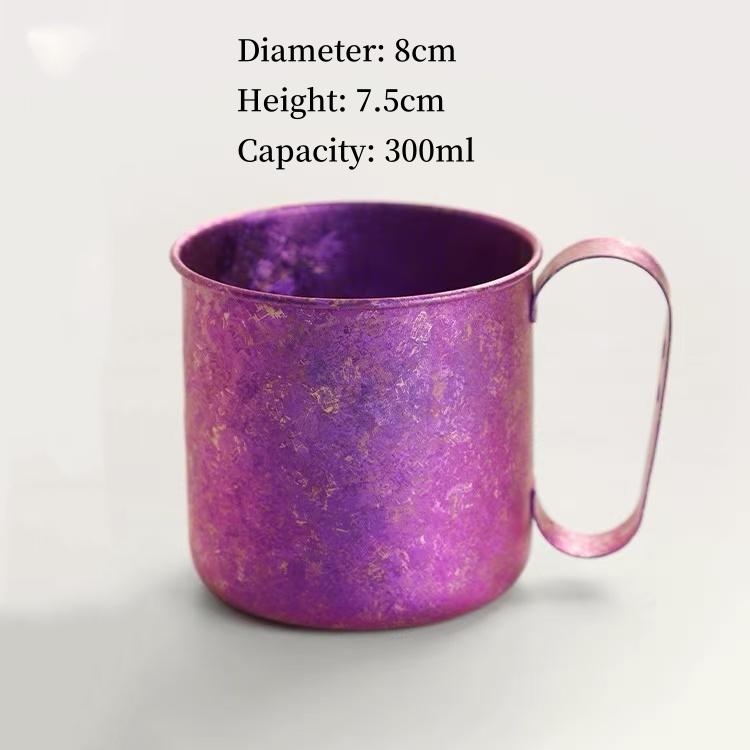 Outdoor Pure Titanium Coffee Mug,Double-layer Multicolored Handle Breakfast Mule Beer 300 ml Camping Juice Water Cup,Tumbler 8cm 300ml
Outdoor Pure Titanium Coffee Mug,Double-layer Multicolored Handle Breakfast Mule Beer 300 ml Camping Juice Water Cup,Tumbler 8cm 300ml