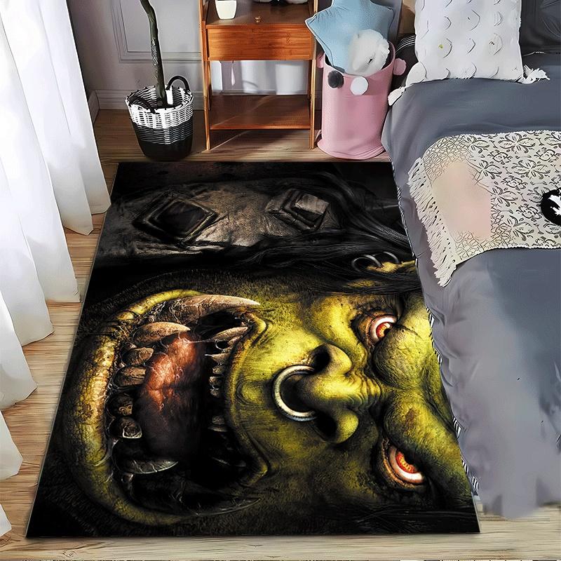 Green Warrior Skull Rug with Fierce Expression Suitable for use as an anti-slip game mat for living room and bedroom sofas 40x60cm( 15x23in )
Green Warrior Skull Rug with Fierce Expression Suitable for use as an anti-slip game mat for living room and bedroom sofas 40x60cm( 15x23in )