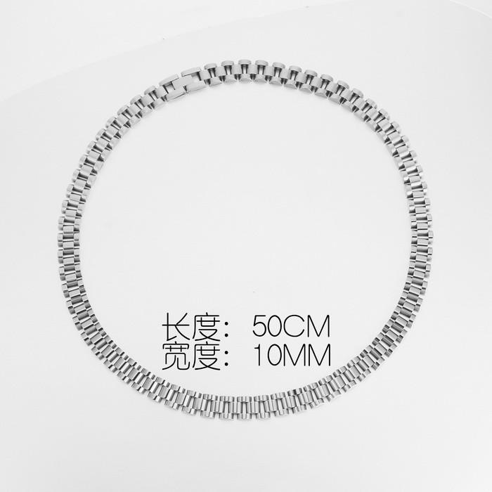 10MM Stainless Steel Watch Chain Necklace for Women Men Simple Thick Gold Color Neckalce Tredndy Jewelry Classic Gift Choker-40cm
10MM Stainless Steel Watch Chain Necklace for Women Men Simple Thick Gold Color Neckalce Tredndy Jewelry Classic Gift Choker-40cm