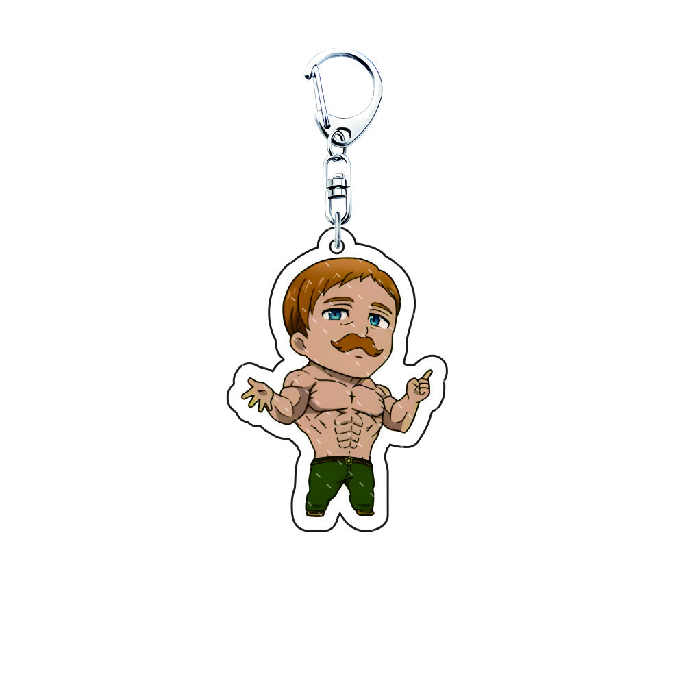 Anime Seven Deadly Sins 6cm Acrylic Cartoon Pendant Keychains Holder Car Key Chain Key Ring Phone Bag Hanging Gifts Accessories 6 cm
Anime Seven Deadly Sins 6cm Acrylic Cartoon Pendant Keychains Holder Car Key Chain Key Ring Phone Bag Hanging Gifts Accessories 6 cm