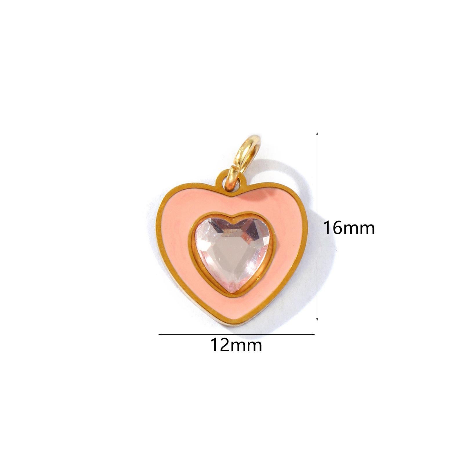 2PCs Waterproof 304 Stainless Steel Charms Heart Round Octagon 18K Gold Plated Pendants For DIY Necklace Bracelet Jewelry Making
2PCs Waterproof 304 Stainless Steel Charms Heart Round Octagon 18K Gold Plated Pendants For DIY Necklace Bracelet Jewelry Making
