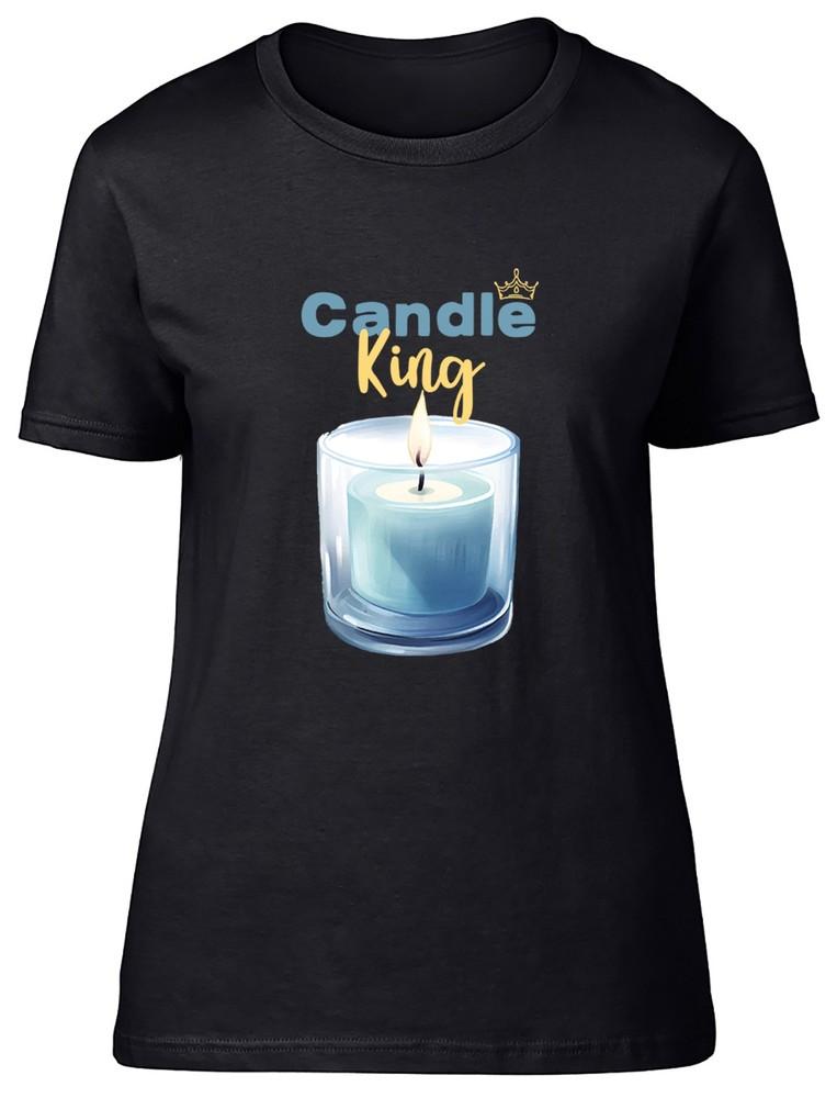 Candle King Womens T-Shirt Melting Pouring Wax Ladies Gift Tee S
Candle King Womens T-Shirt Melting Pouring Wax Ladies Gift Tee S