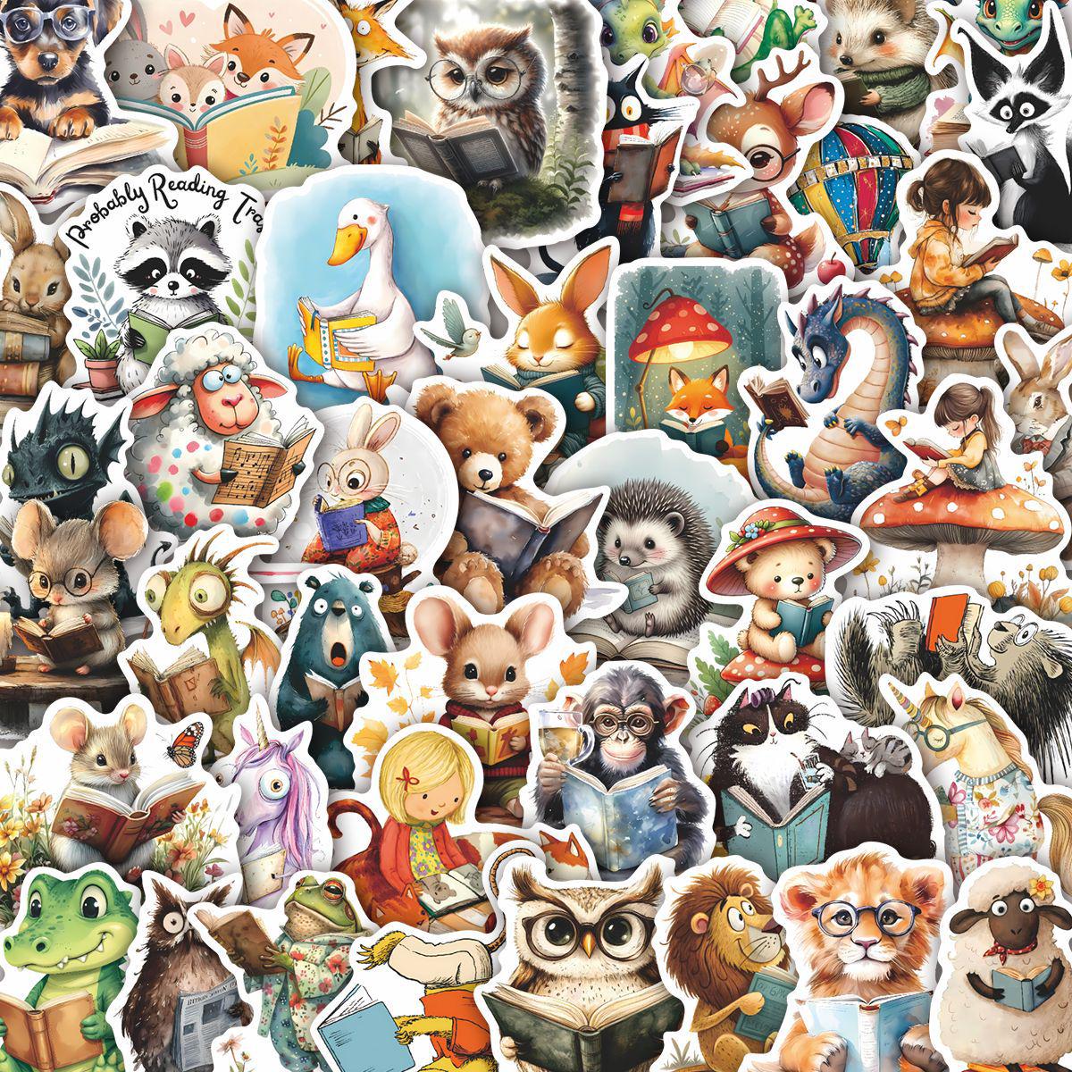 50 Cartoon Animal Waterproof Stickers for Phone Cases, Luggage, and Water Cups No
50 Cartoon Animal Waterproof Stickers for Phone Cases, Luggage, and Water Cups No