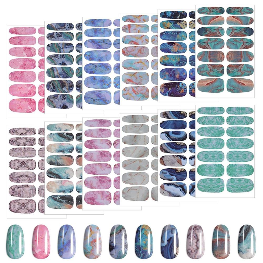 1 Sheet Girls Full Wrap Waterproof Nail Stickers Tips Nail Art Decals Marble Printed Manicure Kit 12
1 Sheet Girls Full Wrap Waterproof Nail Stickers Tips Nail Art Decals Marble Printed Manicure Kit 12