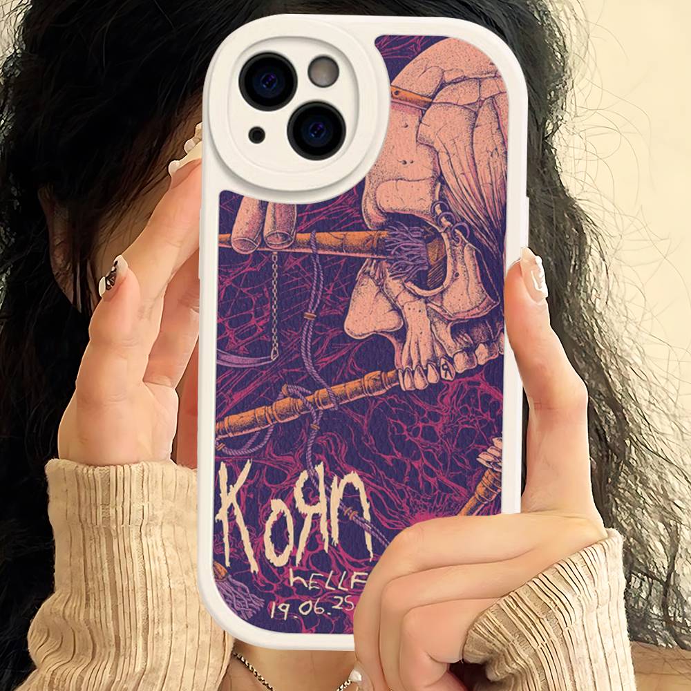 Nu Metal Korn Band Phone Cover For IPhone 16 15 14 13 12 11 Pro Max Plus Leather Soft Case iPhone 15 plus
Nu Metal Korn Band Phone Cover For IPhone 16 15 14 13 12 11 Pro Max Plus Leather Soft Case iPhone 15 plus