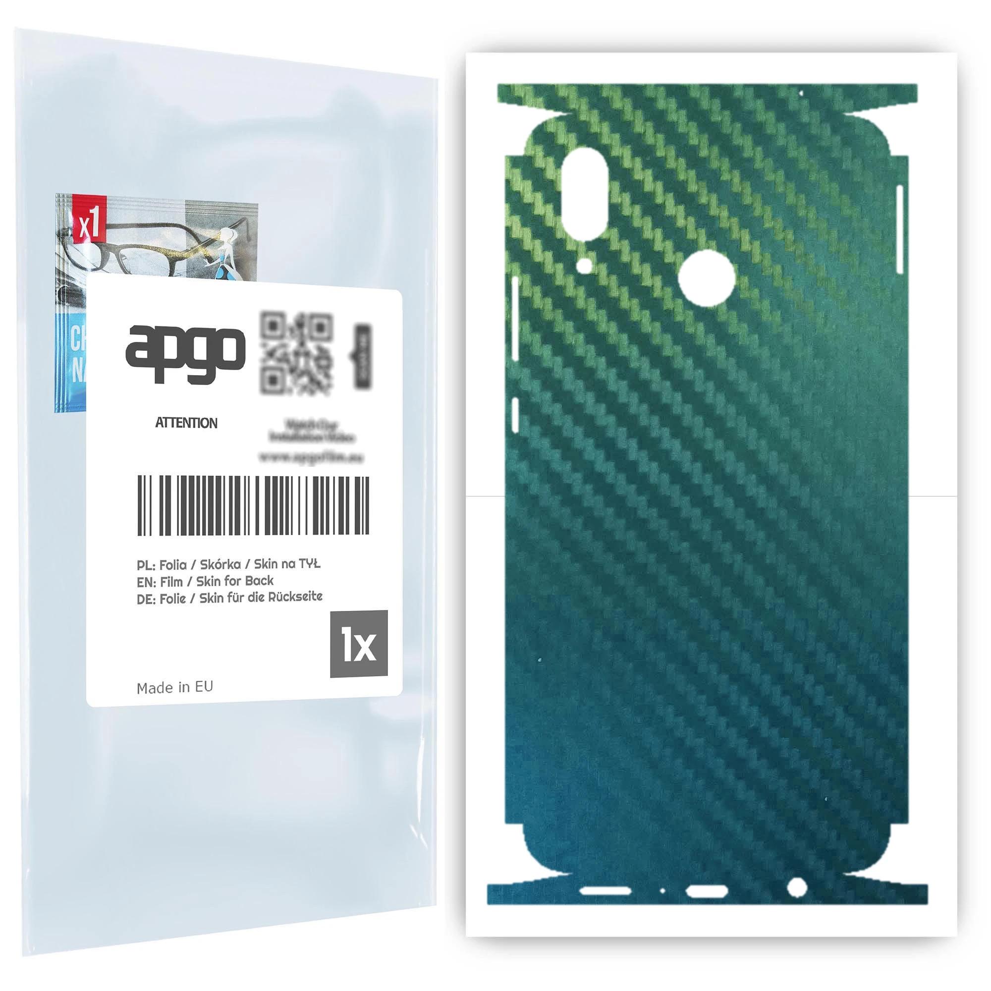 apgo Protective Skin Sticker for the back+sides compatible with Huawei nova 3, Full Wrap Film, Foil, Vinyl - Pattern Carbon Chameleon CAKA1
apgo Protective Skin Sticker for the back+sides compatible with Huawei nova 3, Full Wrap Film, Foil, Vinyl - Pattern Carbon Chameleon CAKA1