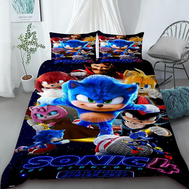 Sonic Cartoon Duvet Cover for Kids – Cool Anime Bedding Set – Duvet Cover Bedroom Decor (Queen & King Sizes) – For Kids & Teens 135x200cm
Sonic Cartoon Duvet Cover for Kids – Cool Anime Bedding Set – Duvet Cover Bedroom Decor (Queen & King Sizes) – For Kids & Teens 135x200cm