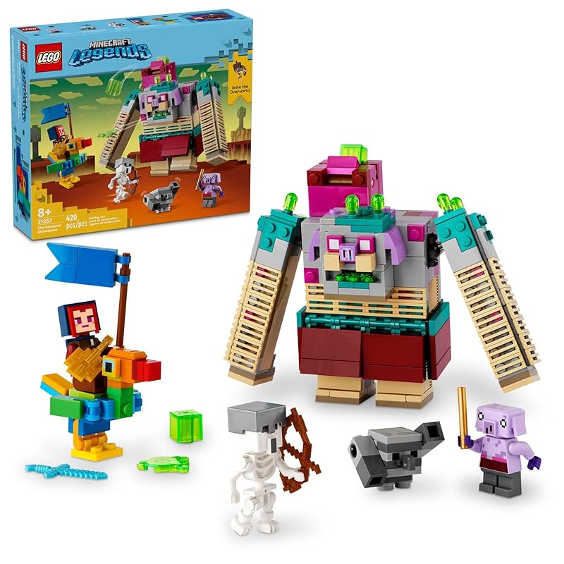Lego Minecraft Legend The Devourer Showdown Adventure Set, Minecraft Toys с популярными персонажами и фигурками Minecraft, идеи для игровых подарков
Lego Minecraft Legend The Devourer Showdown Adventure Set, Minecraft Toys с популярными персонажами и фигурками Minecraft, идеи для игровых подарков