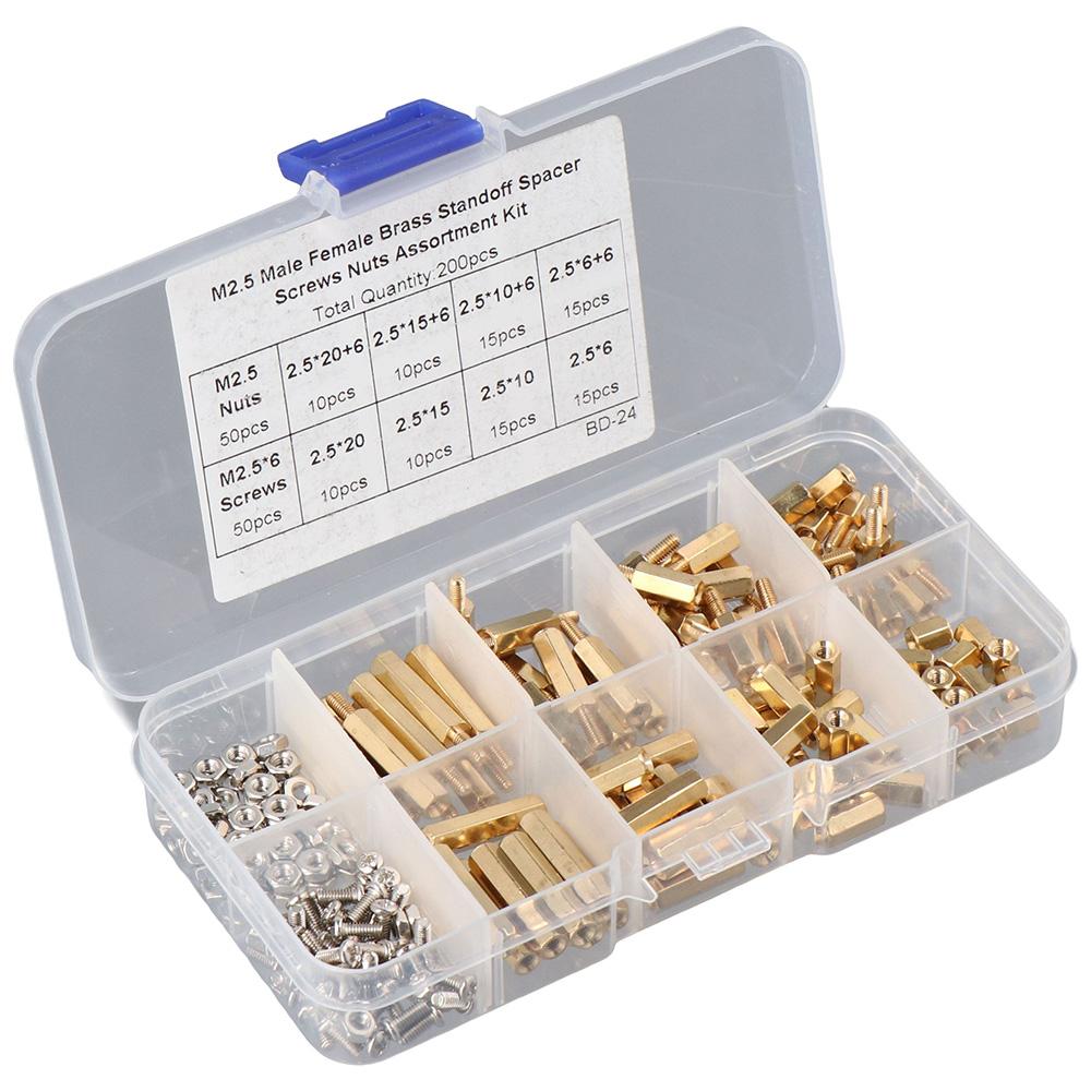 200 шт. PCB Motherboard Standance Gcrew Nut Assortment Kit Набори гайок і болтів DIY Електронні проекти
200 шт. PCB Motherboard Standance Gcrew Nut Assortment Kit Набори гайок і болтів DIY Електронні проекти