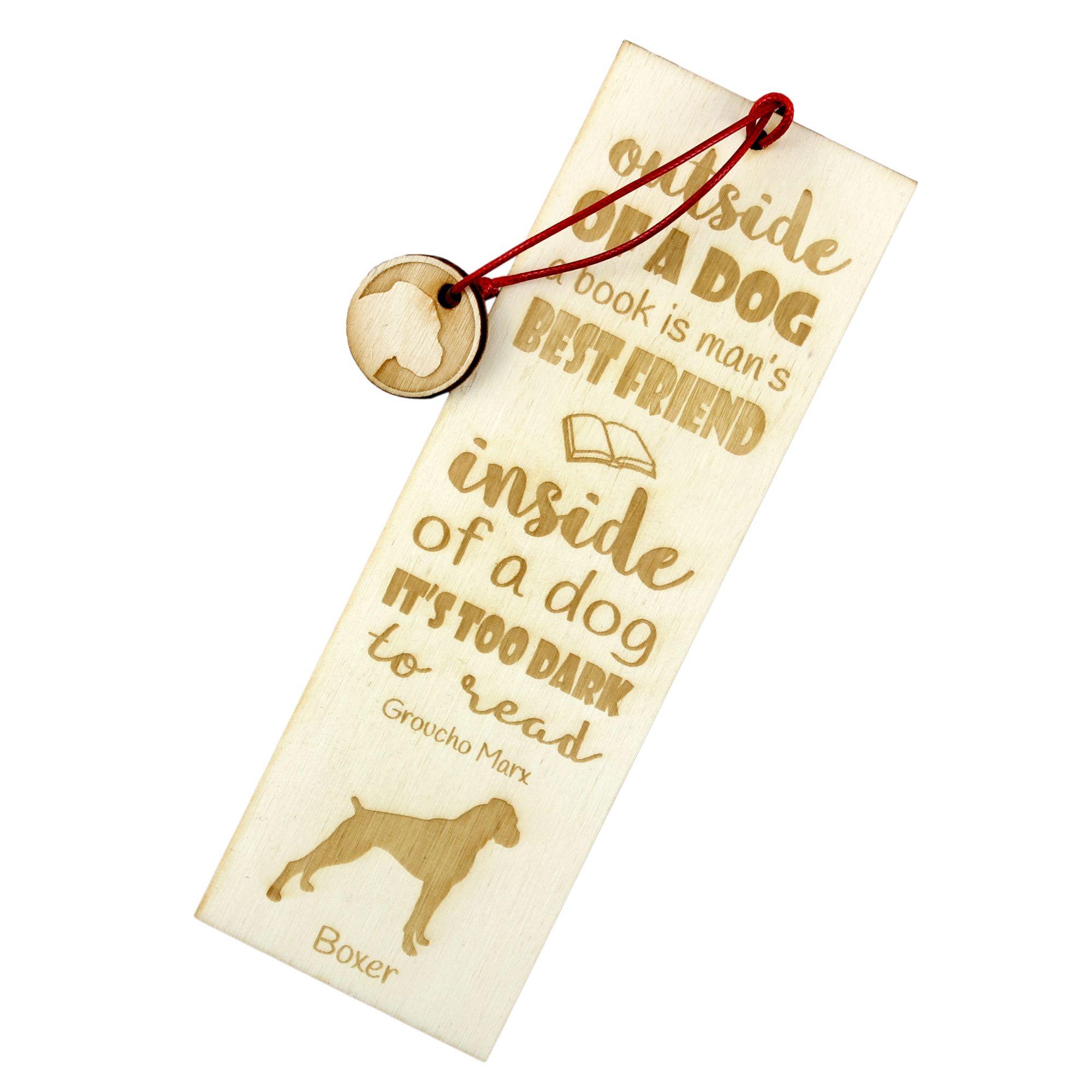 Boxer, German Boxer II - dog bookmark, personalized bookmark, gift for bookworm from Art-Dog brand
Boxer, German Boxer II - dog bookmark, personalized bookmark, gift for bookworm from Art-Dog brand