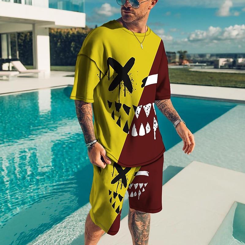 Men s Tees sets Matching Sets Short Sleeve Short Pants Crew Neck Designer Casual Comfortable Outdoor Vacation Daily Spring Summer 3XL
Men s Tees sets Matching Sets Short Sleeve Short Pants Crew Neck Designer Casual Comfortable Outdoor Vacation Daily Spring Summer 3XL