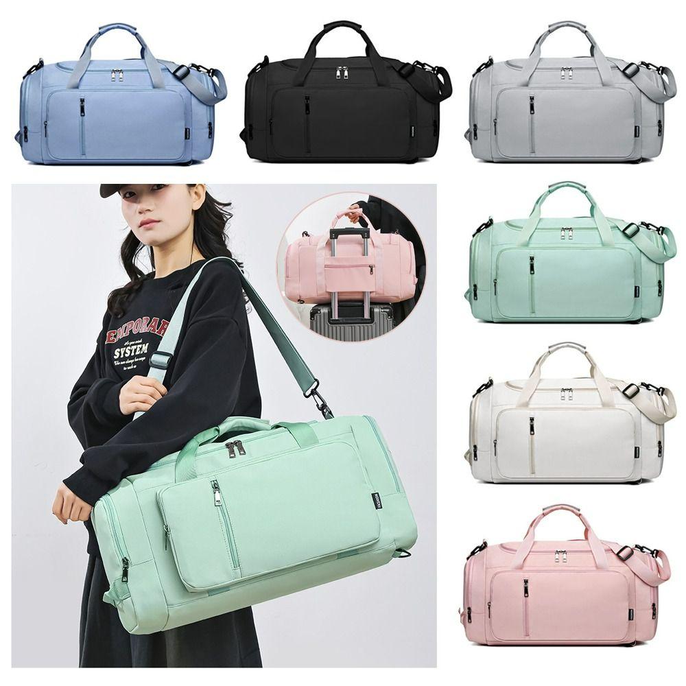 Dry Wet Separation Gym Travel Bag Oxford Duffel Bag Portable Sports Handbag Yoga сірий
Dry Wet Separation Gym Travel Bag Oxford Duffel Bag Portable Sports Handbag Yoga сірий