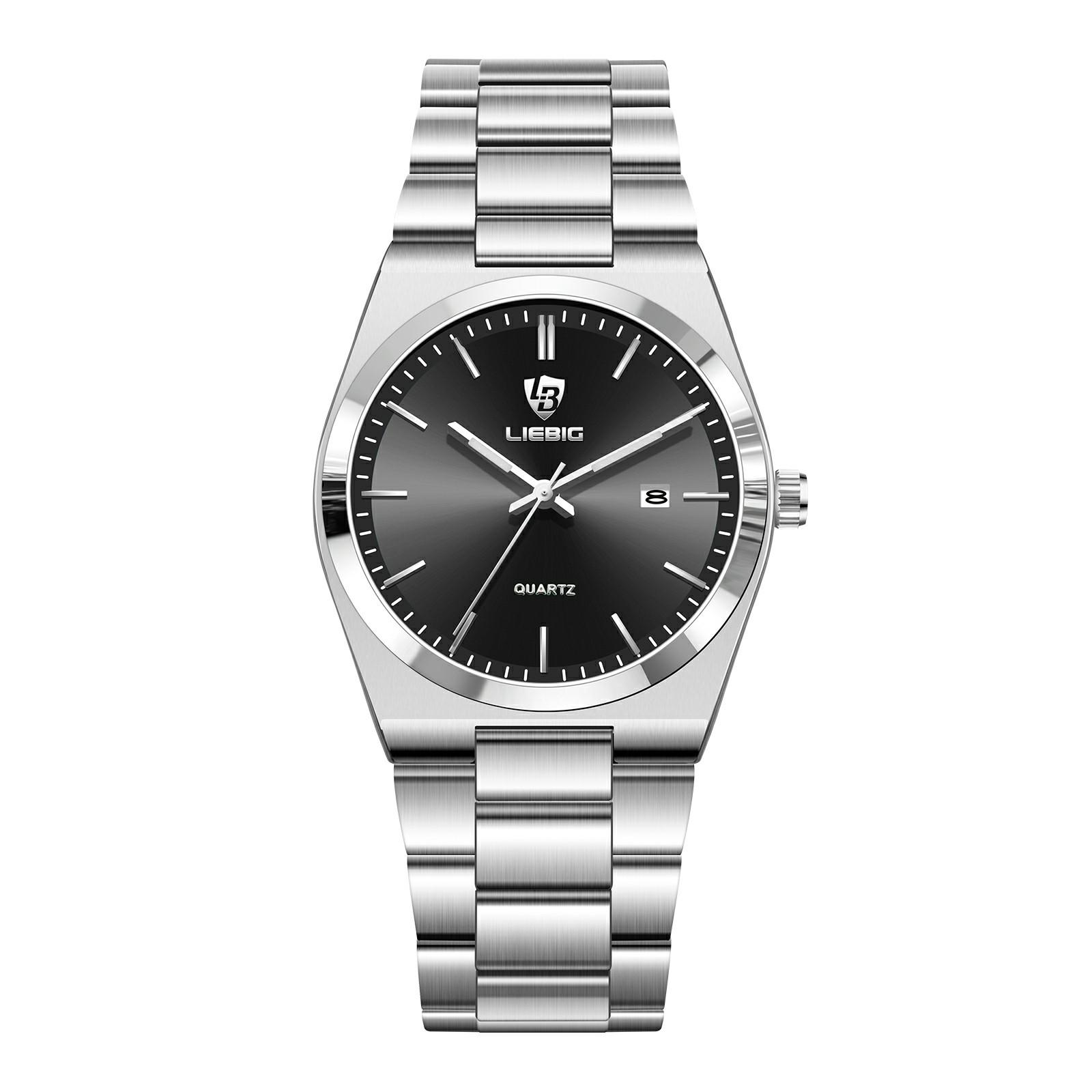 LIEBIG L1088 Business Men Steel Band Quartz Watch with Calendar Luminous Timepiece Silver+Silver
LIEBIG L1088 Business Men Steel Band Quartz Watch with Calendar Luminous Timepiece Silver+Silver