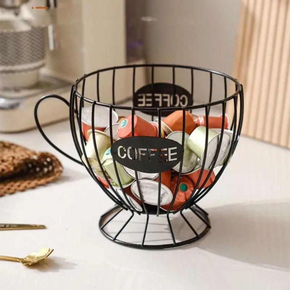 Metal Wire Coffee Display Basket Hollow Coffee Pod Storage Stand Handy K Cup Organizer Home Use Style 5
Metal Wire Coffee Display Basket Hollow Coffee Pod Storage Stand Handy K Cup Organizer Home Use Style 5