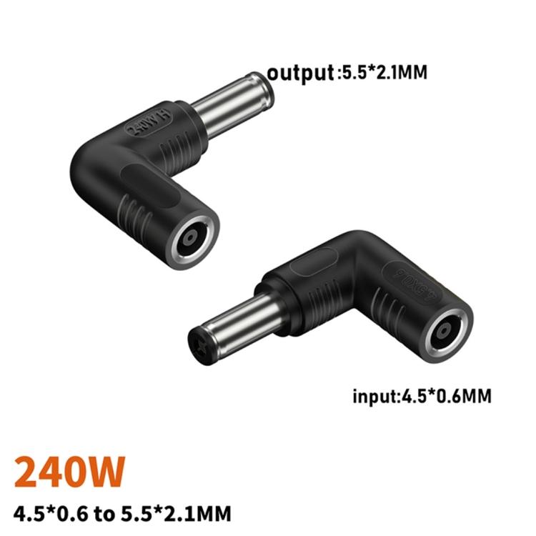 240W Mini Converter DC 4.5x0.6mm Female to DC 5.5x2.5mm Male Laptop Power Adapter Plug As Shown A
240W Mini Converter DC 4.5x0.6mm Female to DC 5.5x2.5mm Male Laptop Power Adapter Plug As Shown A