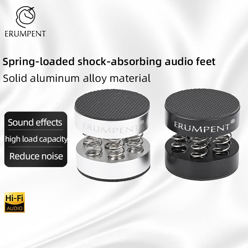 4 шт. HiFi пружинные амортизирующие аудио ножки из алюминиевого сплава для усилителя декодера снижают шум HiFi подставка ножки Black
4 шт. HiFi пружинные амортизирующие аудио ножки из алюминиевого сплава для усилителя декодера снижают шум HiFi подставка ножки Black
