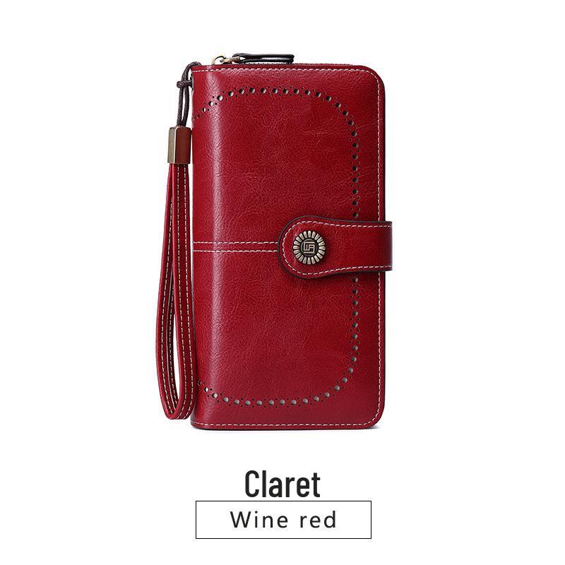 Женский длинный кошелек на молнии с защитой от RFID: Большая вместимость Европейский и Американский стиль
Женский длинный кошелек на молнии с защитой от RFID: Большая вместимость Европейский и Американский стиль