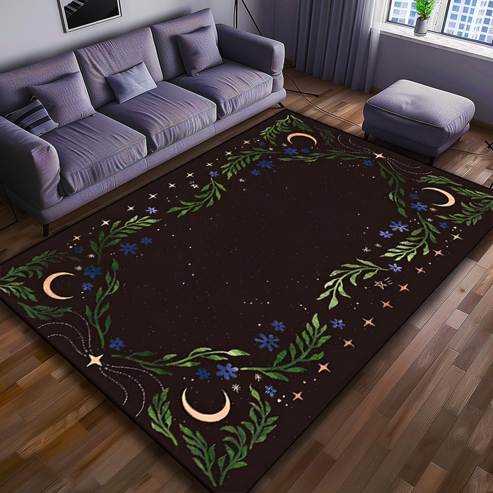 Celestial Moon Area Rug - Large Crystal Velvet Carpet with Star & Floral Design, Perfect for Living Room, Game Room, Off 60x90cm
Celestial Moon Area Rug - Large Crystal Velvet Carpet with Star & Floral Design, Perfect for Living Room, Game Room, Off 60x90cm