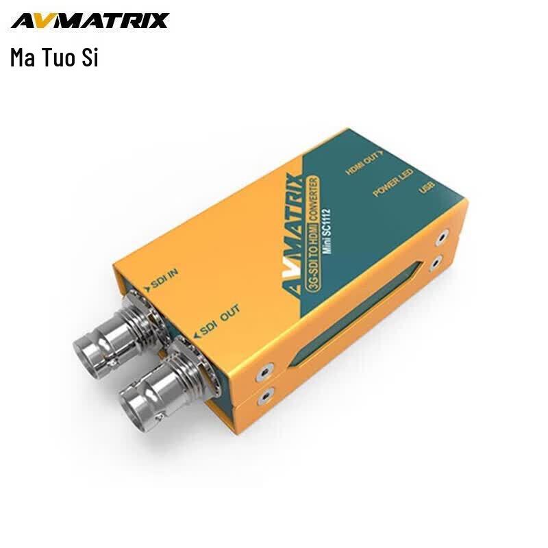 AVMATRIX MINI SC1112 3G-SDI to HDMI Video Converter
AVMATRIX MINI SC1112 3G-SDI to HDMI Video Converter