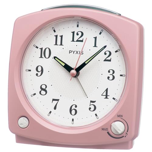 Seiko Clock Alarm Clock Table Clock Analog Melody Pink Pearl PYXIS 125×120×69mm NR455P
Seiko Clock Alarm Clock Table Clock Analog Melody Pink Pearl PYXIS 125×120×69mm NR455P