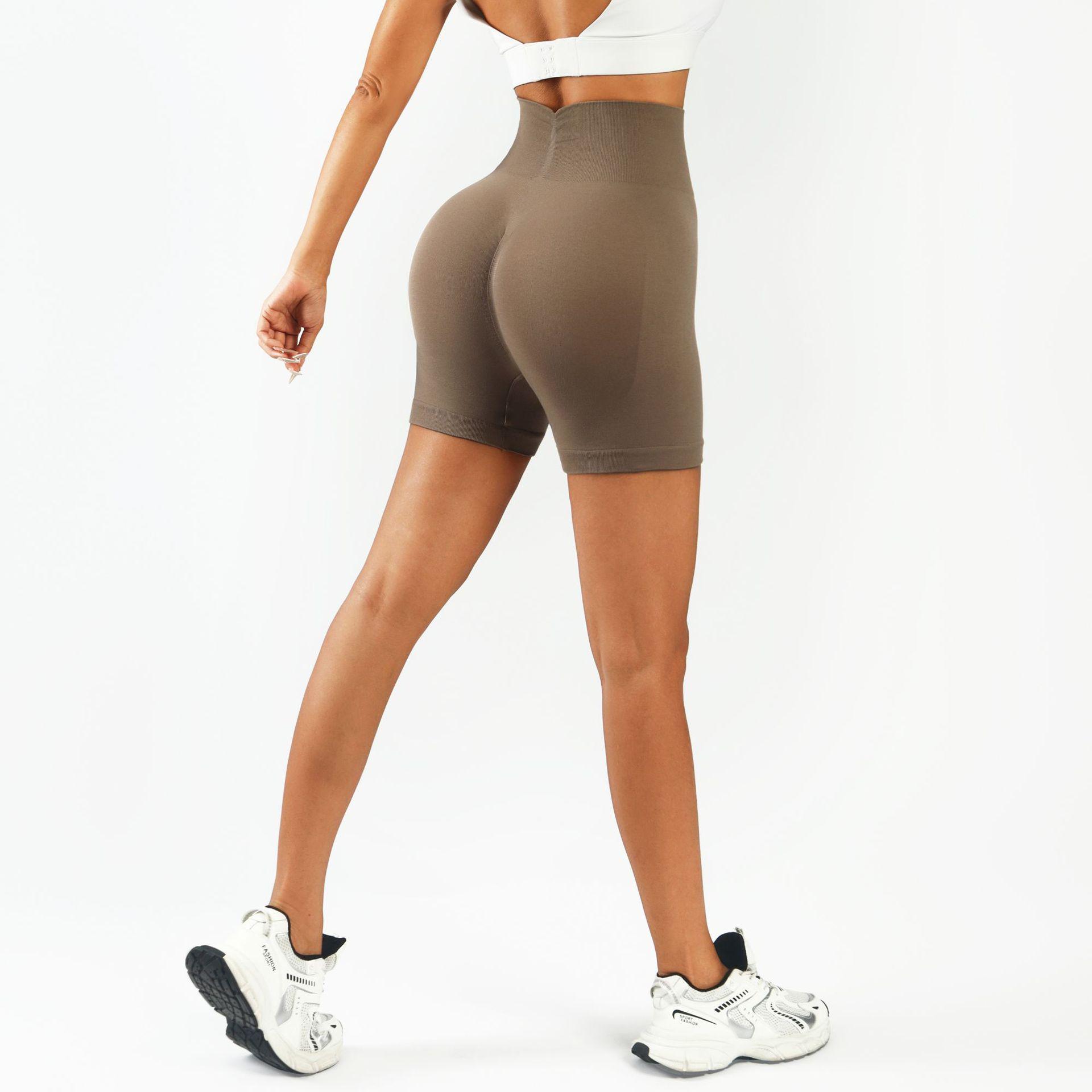 High Waist V-Pleated Quick-Dry Sports Shorts for Women - Breathable, Elastic Yoga Pants with Peach Buttocks Design M хакі
High Waist V-Pleated Quick-Dry Sports Shorts for Women - Breathable, Elastic Yoga Pants with Peach Buttocks Design M хакі