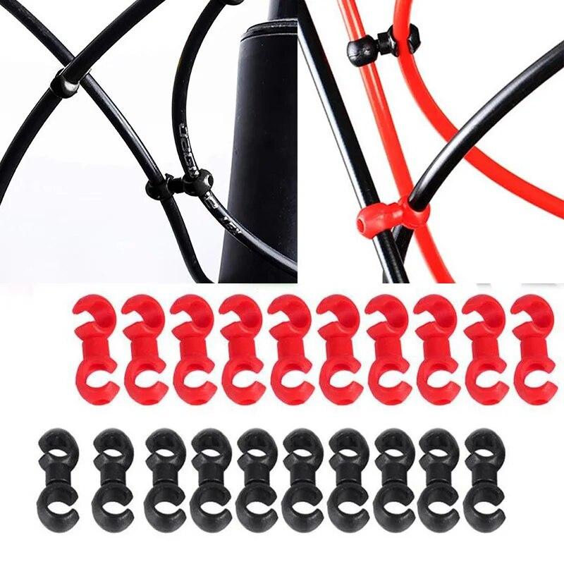 10Pcs Bike Cable Clips Bicycle Brake Cable Clips Rotating SHook Bike MTB Brake Gear Housing Fixing Holder Guide Buckle Clips
10Pcs Bike Cable Clips Bicycle Brake Cable Clips Rotating SHook Bike MTB Brake Gear Housing Fixing Holder Guide Buckle Clips