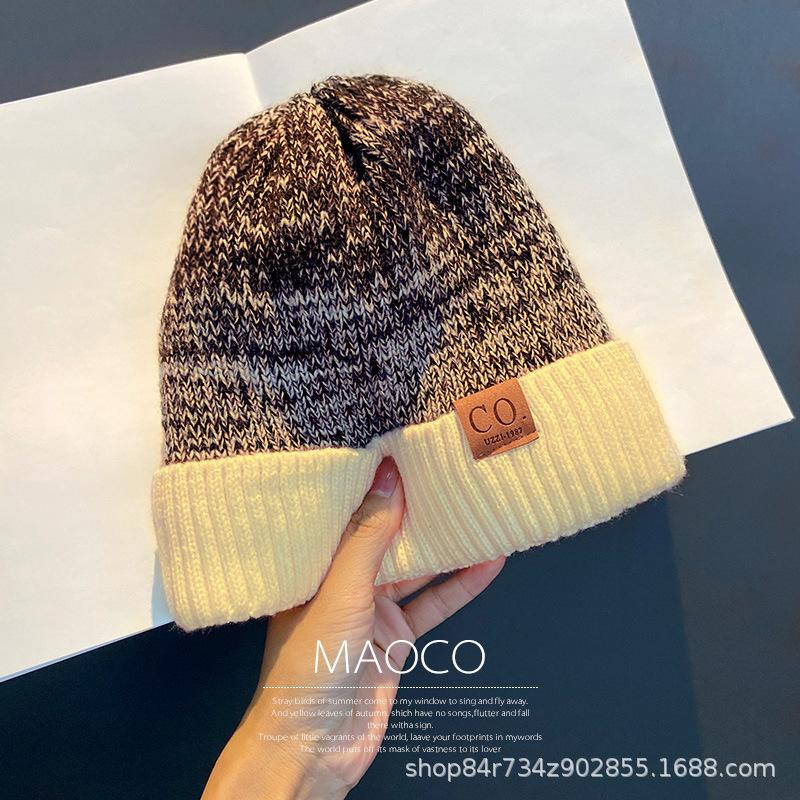 Korean-style trendy warm knitted hat, cold weather hat for men, autumn and winter Japanese-style versatile fleece-lined ear-protecting woolen hat, Average Size кавовий
Korean-style trendy warm knitted hat, cold weather hat for men, autumn and winter Japanese-style versatile fleece-lined ear-protecting woolen hat, Average Size кавовий