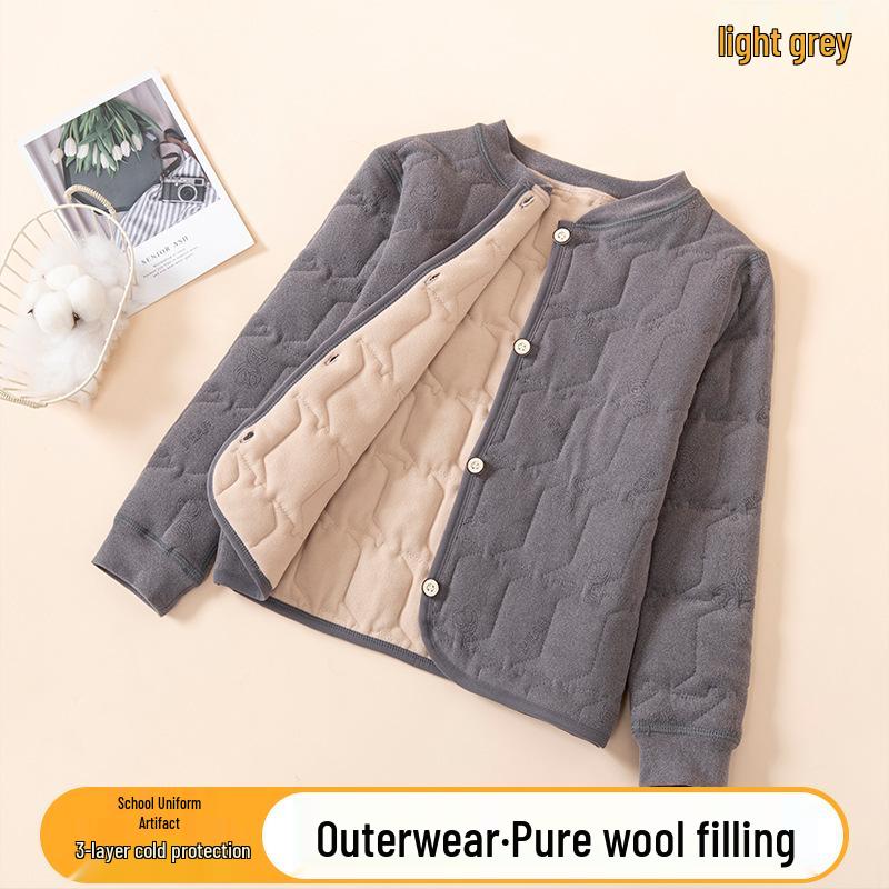 Children s Winter Fleece-Lined School Uniform for Boys & Girls - Thickened Cotton for Warmth 110 cm сірий колір
Children s Winter Fleece-Lined School Uniform for Boys & Girls - Thickened Cotton for Warmth 110 cm сірий колір